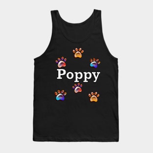 The best personalised dog gifts 2022 -  Poppy name Tank Top